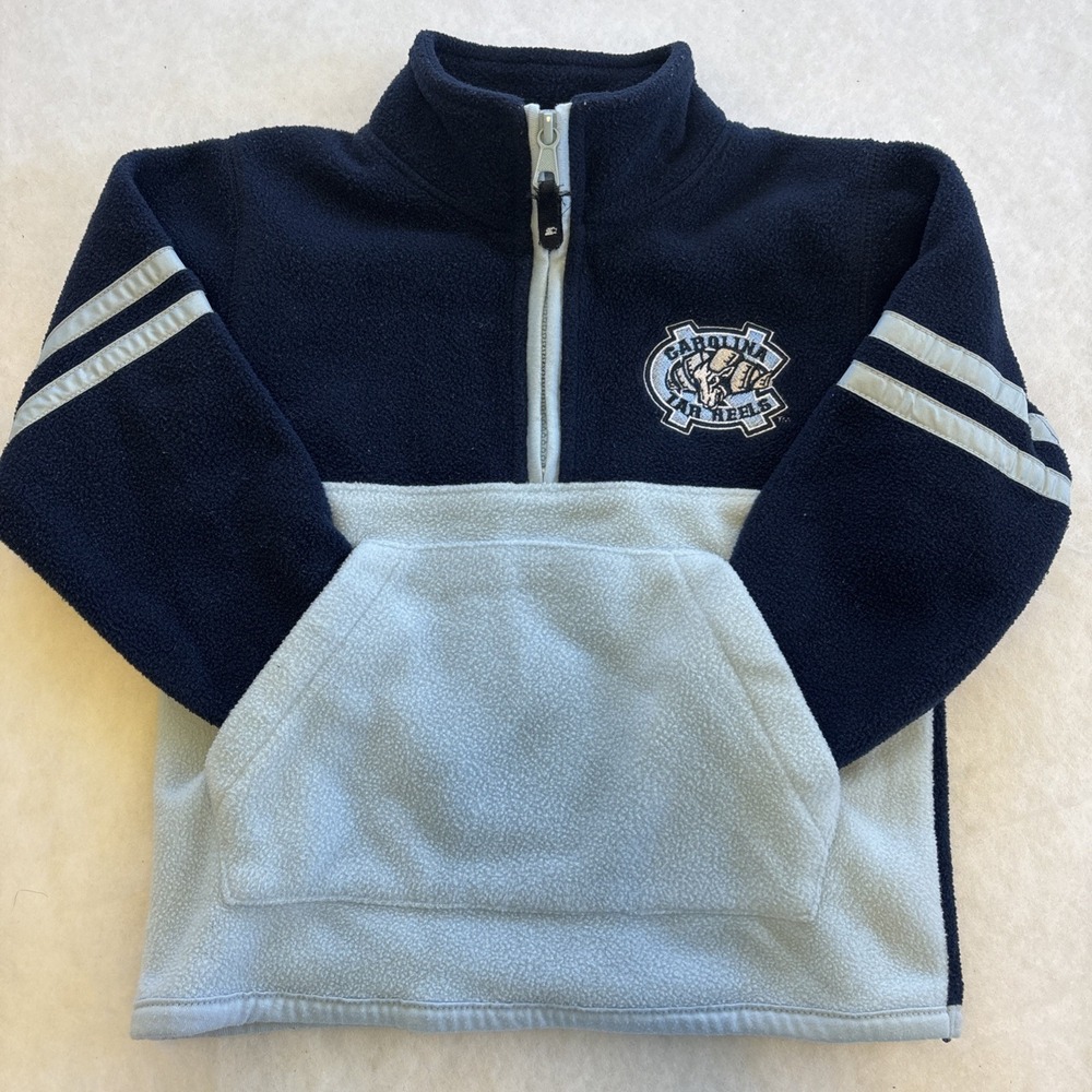North Carolina Tar Heels Toddler 2T Vintage 1/4 Zip Starter Sweatshirt